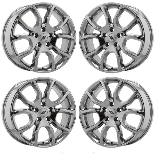20" Dodge Durango Jeep Grand Cherokee Bright Chrome wheels OEM 2570 EXCHANGE