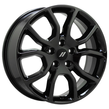 20" Dodge Durango Jeep Grand Cherokee Black Chrome wheels OEM set 2570