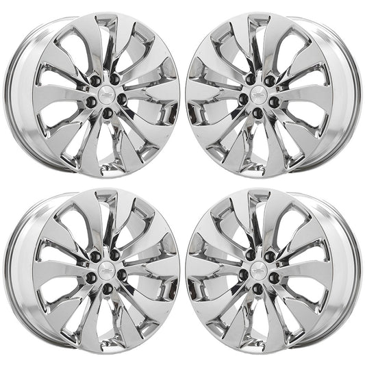 19" Chevrolet Malibu Premier Bright Chrome wheels rims Factory OEM set 5718
