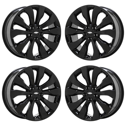19" Chevrolet Malibu Premier Gloss Black wheels rims Factory OEM set 5718
