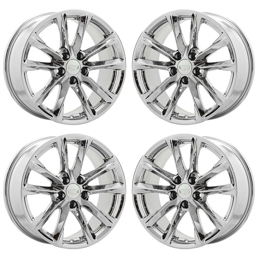 18" Cadillac CT4 V-Series ATS Bright Chrome wheels rims Factory OEM Set 4859