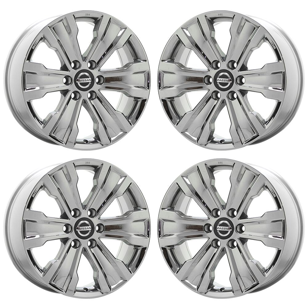 20" Nissan Titan Smoked Dark Chrome Wheel Rim Factory OEM 62753 62705 x1