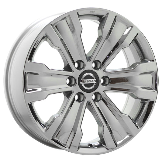 20" Nissan Titan Smoked Dark Chrome Wheel Rim Factory OEM 62753 62705 x1