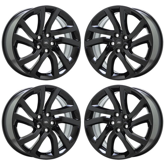 20" Land Rover Discovery Range Rover Black Wheels Rims Factory OEM Set 72288