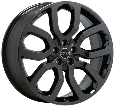 22" Land Range Rover Sport Gloss Black Wheels Rims Factory OEM Set 72247