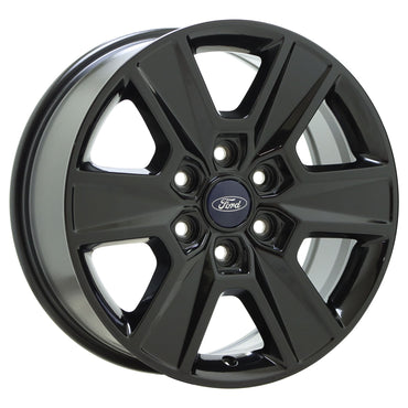 18" Ford F150 Gloss Black wheels rims Factory OEM Original set 3997 3999