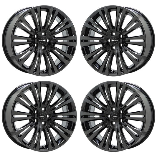 20" Chrysler 300 RWD Black Chrome wheels rim Factory OEM set - 2420