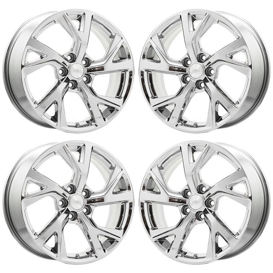 18" Chevrolet Equinox Bright Chrome wheels rims OEM 2018-2021 set 5830 EXCHANGE