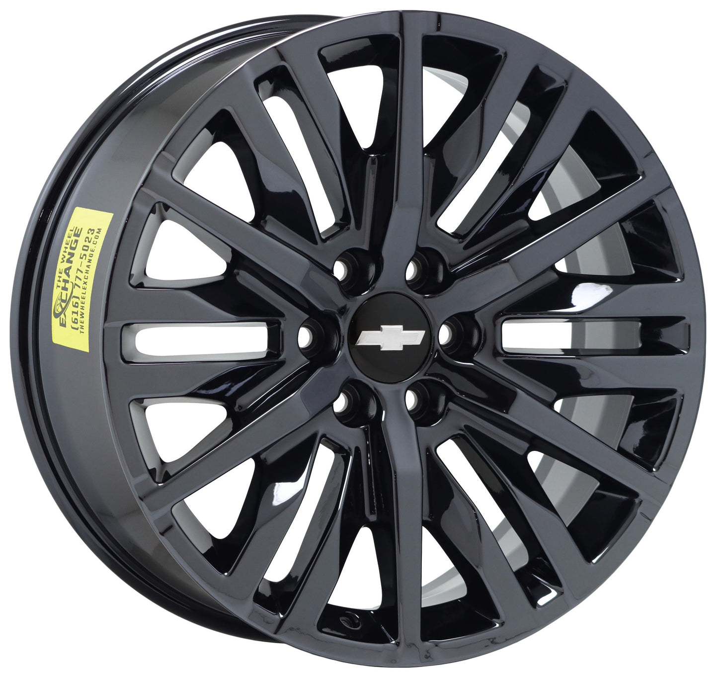 22" Chevy Silverado 1500 Truck Black Chrome wheels rims OEM 5921 EXCHANGE