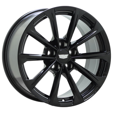 18" Cadillac CT4-V BlackWing ATS-V Black Wheels Factory OEM 14051 14052