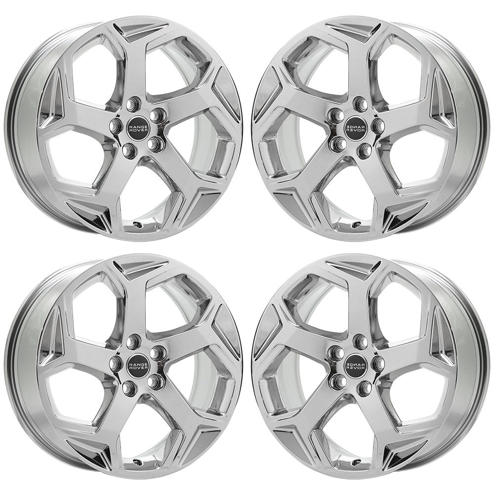 20" Range Rover Sport Bright Chrome wheels rims Factory OEM set 72310