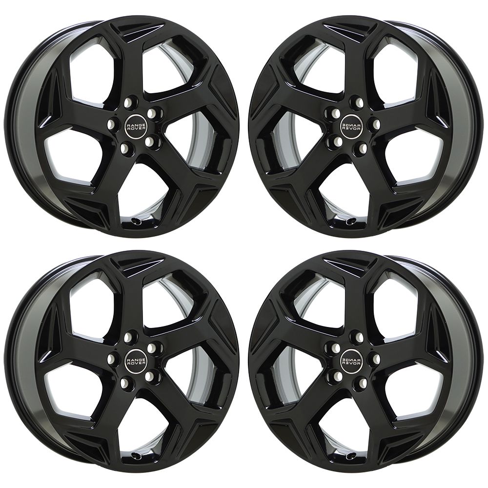 20" Range Rover Sport Gloss Black wheels rims Factory OEM set 72310