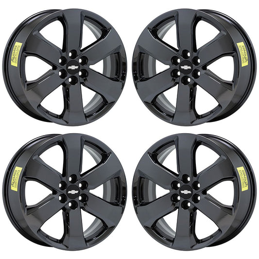 20" Chevrolet Traverse Black Chrome wheels rims Factory OEM 2018-2023 set 5845