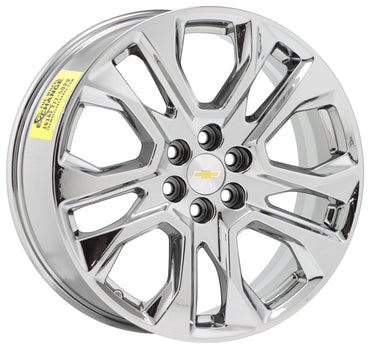 20" Chevrolet Traverse Bright Chrome wheels rims Factory OEM 2018-2021 set 5848