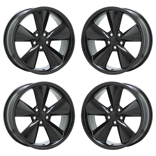 20" Dodge Charger Challenger RWD Heritage Black wheels rim OEM set 2524 EXCHANGE