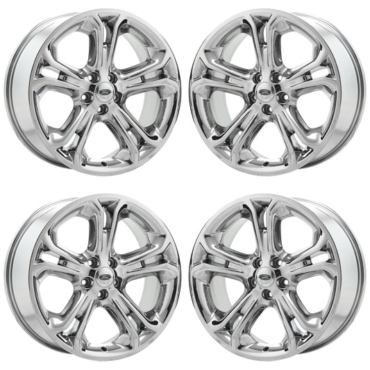 20" Ford Explorer Bright Chrome wheels rims Factory OEM set 4 3860