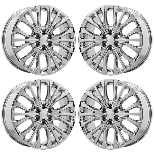 20" Cadillac XT5 XT6 SRX Bright Chrome wheels rims Factory OEM set 5936