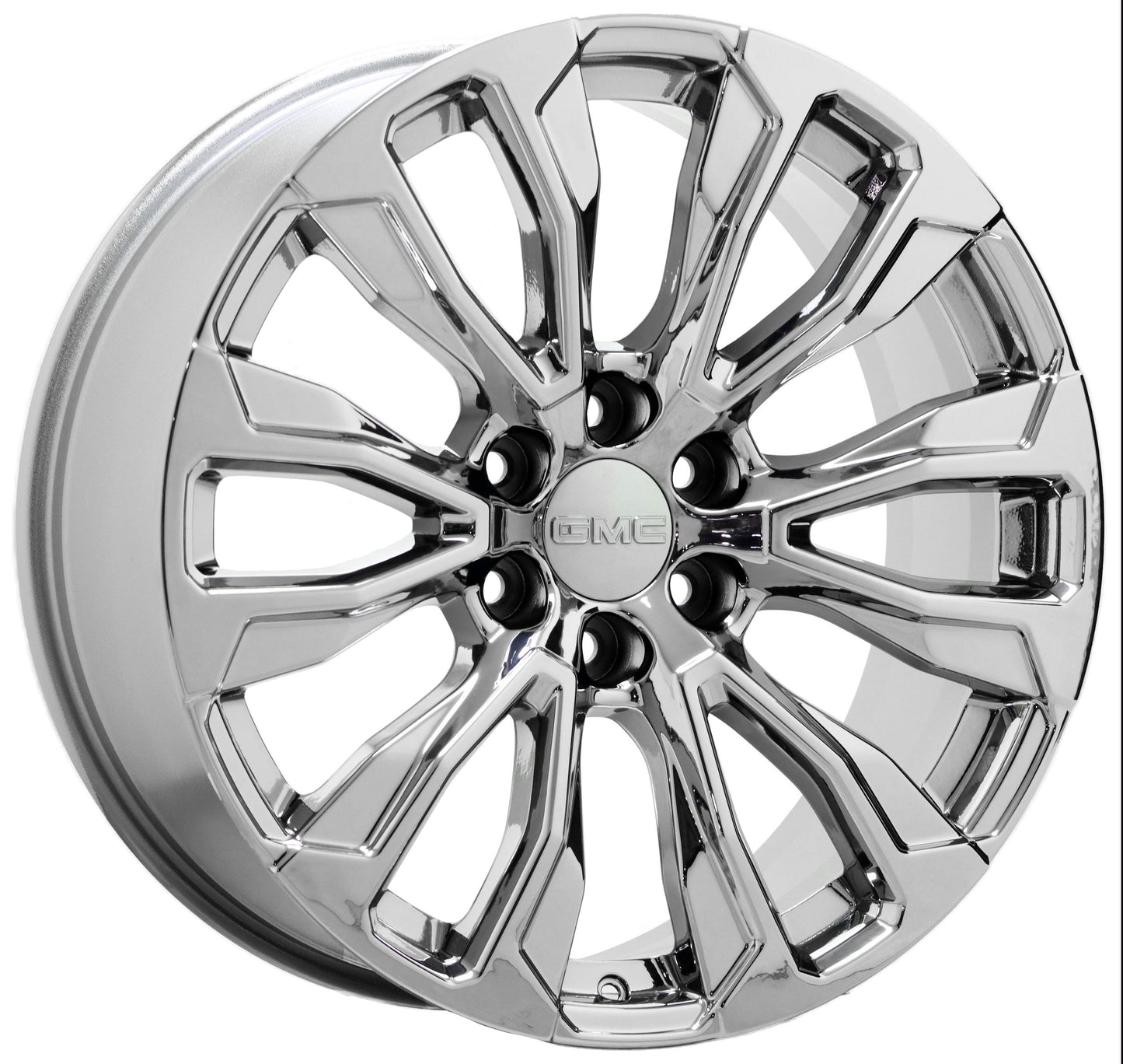 22" GMC Yukon Denali Bright Chrome wheels rims Factory OEM set 14025 EXCHANGE