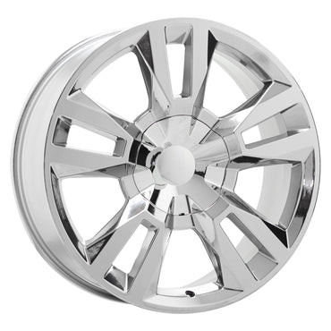 22" Cadillac Escalade Bright Bright Chrome wheels rims set 5821