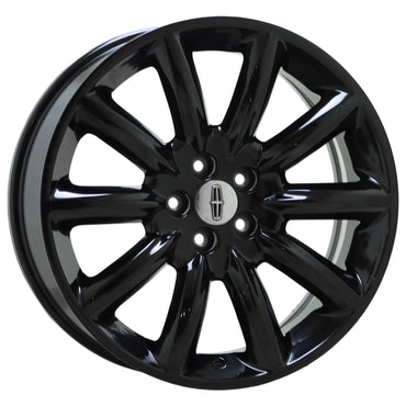 20" Lincoln MKT MKX Gloss Black wheels rims Factory OEM set 3825