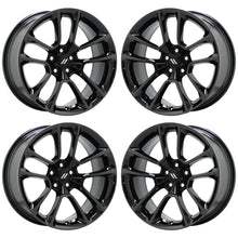 Load image into Gallery viewer, 20&quot; Dodge Charger Challenger Scat Pack Black Chrome wheels Factory OEM set 2713
