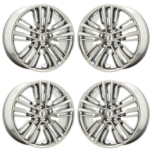 20" Lincoln MKC Bright Chrome wheels rims Factory OEM set 10022
