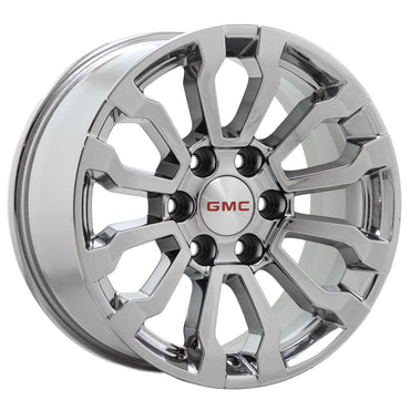 18" Sierra 1500 Yukon Silverado Tahoe Chrome wheels rims Factory OEM set 5909