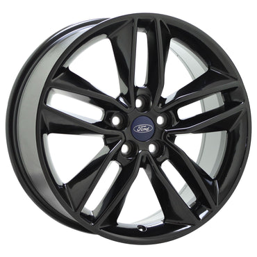 18" Ford Edge Lincoln MKX Gloss Black wheels rims Factory OEM set 10043