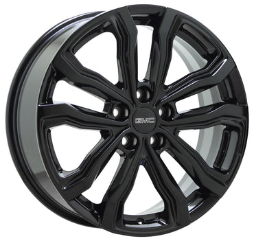 19" GMC Terrain Chevrolet Equinox Gloss Black wheels rims Factory OEM set 5836