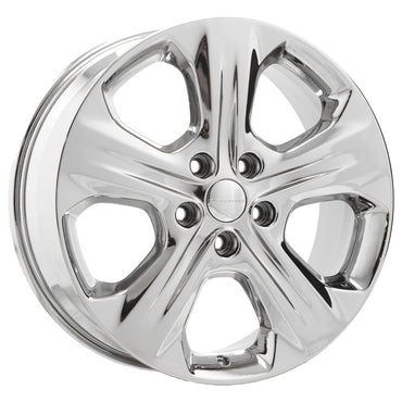 20" Jeep Grand Cherokee Durango Bright Chrome wheels rims OEM set 2494