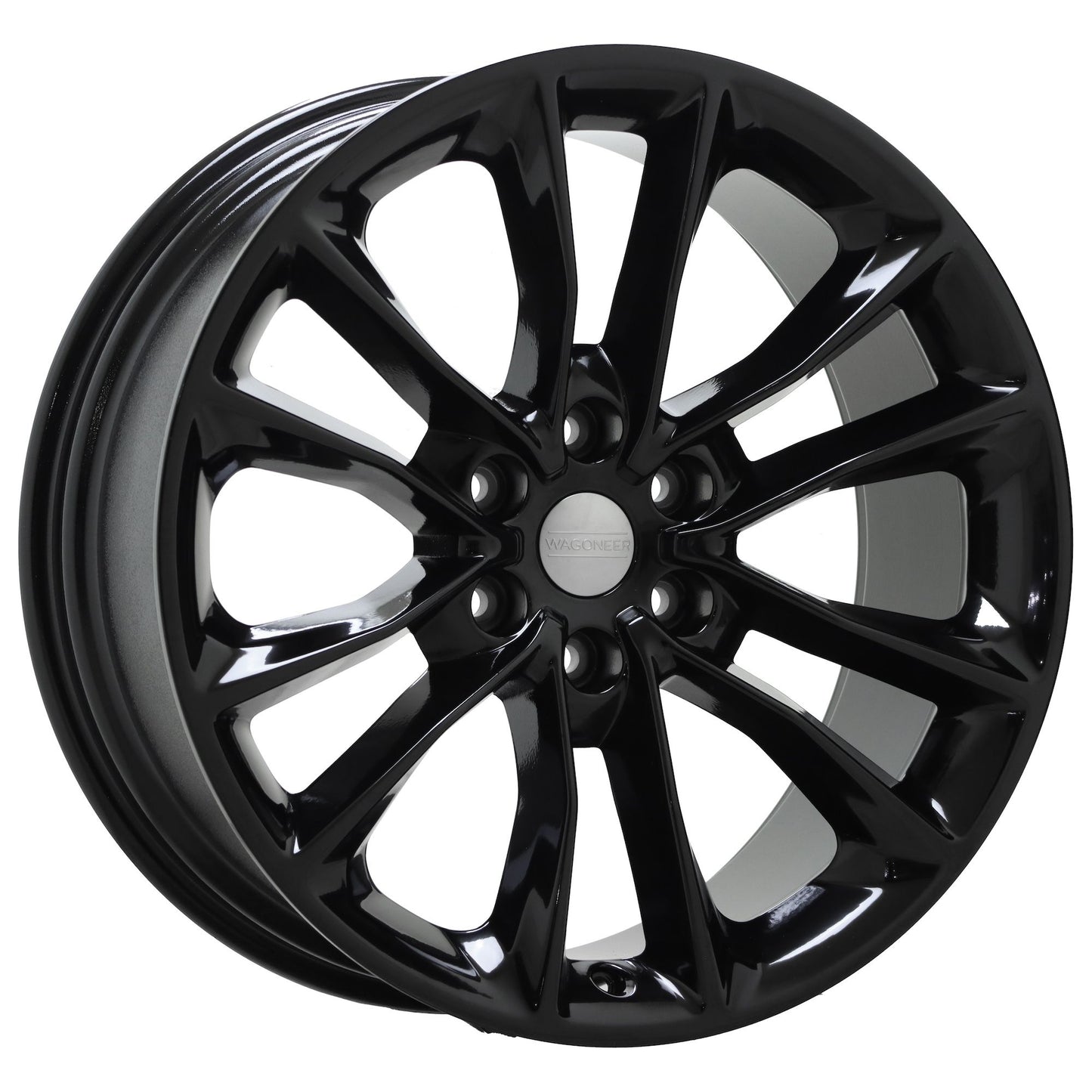 22" Jeep Wagoneer Gloss Black wheels rims Factory OEM set 9298 EXCHANGE