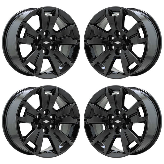 17" Chevrolet Colorado Z71 GMC Canyon Black Chrome wheels OEM 5672 EXCHANGE