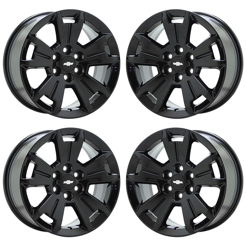 17" Chevrolet Colorado Z71 GMC Canyon Black wheels rims Factory OEM set 5672