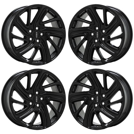 19" Lincoln Aviator Gloss Black wheels rims Factory OEM 2020-2024 10187 EXCHANGE