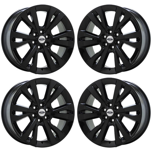 22" Ford Expedition Gloss Black wheels rims Factory OEM set 10264 EXCHANGE