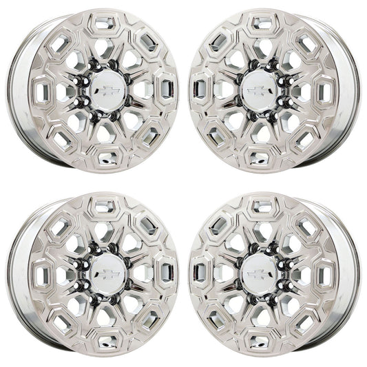 20" Chevrolet Silverado 2500 3500 Chrome wheels rims Factory OEM set 5946