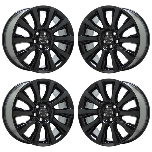 21" Range Rover Gloss Black wheels rims Factory OEM set 72246 EXCHANGE