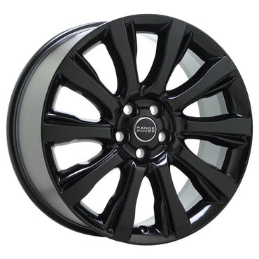 21" Range Rover Gloss Black wheels rims Factory OEM set 72246