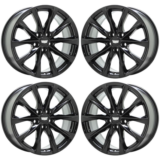 19" Cadillac CT5 V-Series Gloss Black wheels rims Factory OEM GM 4839