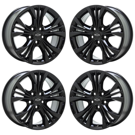 18" Chevrolet Impala 2014-2020 Gloss Black wheels rims Factory OEM set 5612 5710