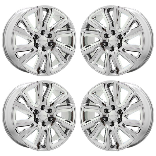 22" GMC Sierra Yukon Bright Chrome Wheels Replica set 5901R