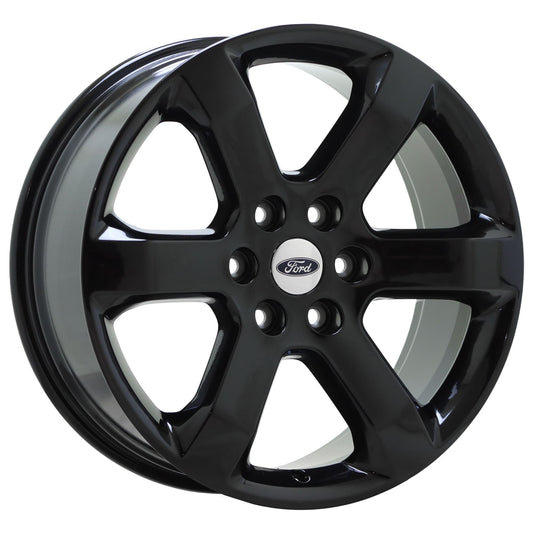 20" Ford F150 Truck Gloss Black wheel rim Factory OEM single 10347 EXCHANGE