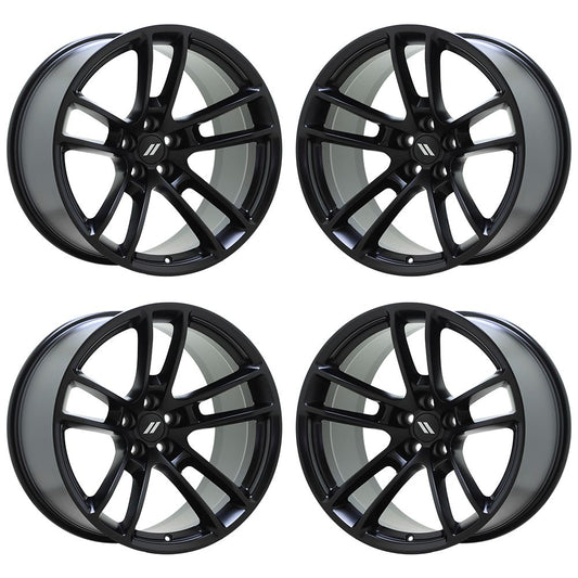 20" Dodge Charger Challenger SRT Widebody Black wheels rim OEM set 2718 EXCHANGE