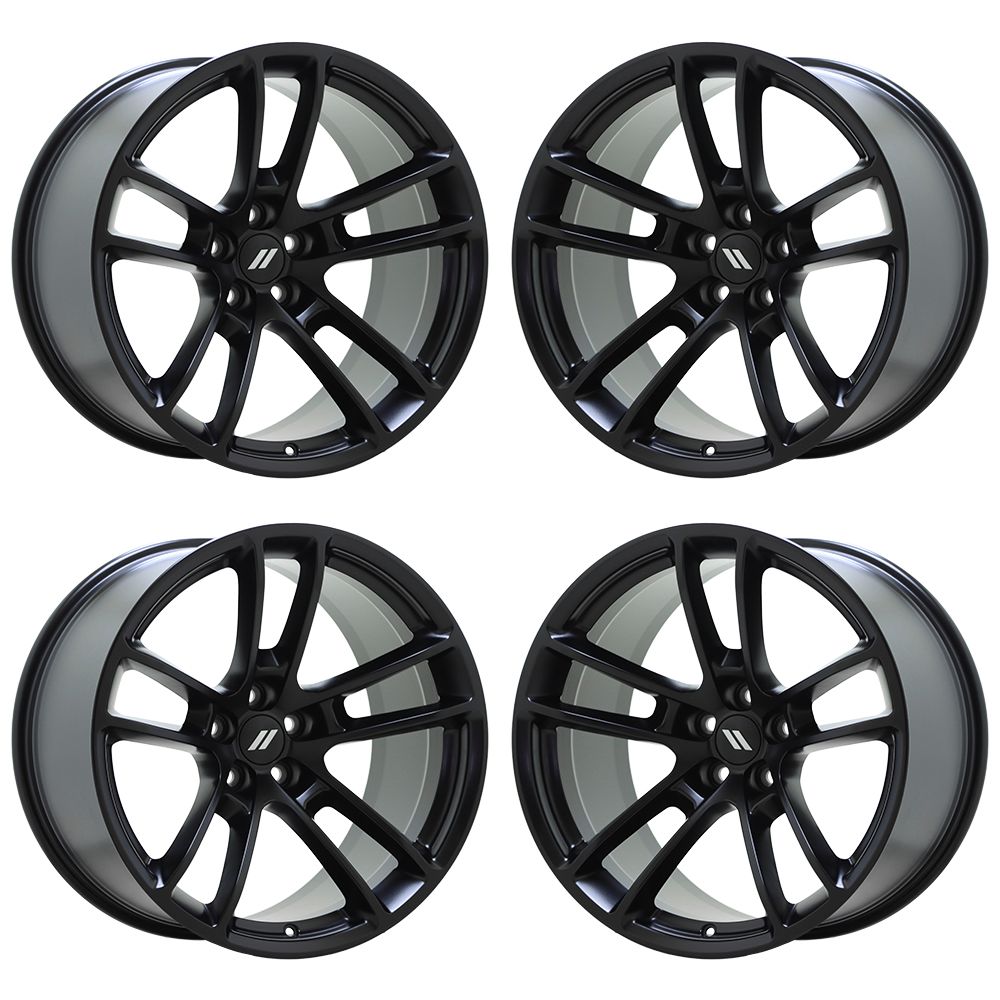 20" Dodge Charger Challenger SRT Widebody Black wheels rim OEM set 2718 EXCHANGE