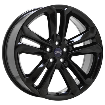 20" Ford Edge Lincoln MKX Gloss Black wheels rims Factory OEM set 10047