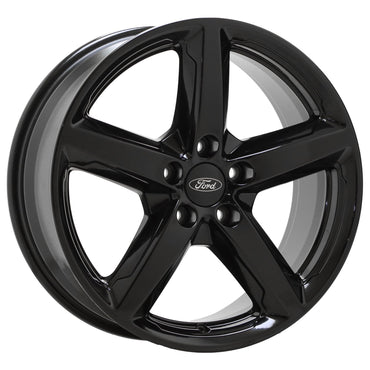 18" Ford Explorer Gloss Black wheels rims Factory 2011-2019 OEM set 10059