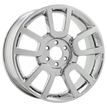 22" Ford F150 Harley Davidson Bright Chrome wheels rims OEM set 3830