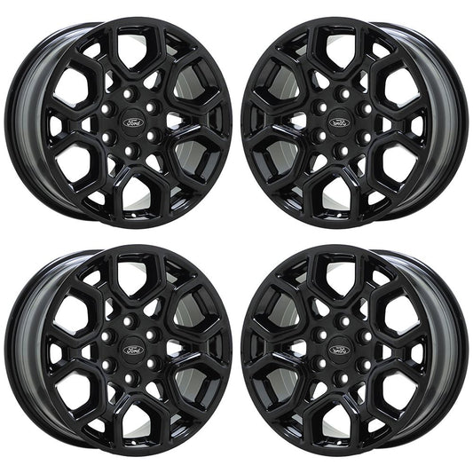 18" Ford F150 Truck Gloss Black wheels rims Factory OEM set 4 10340