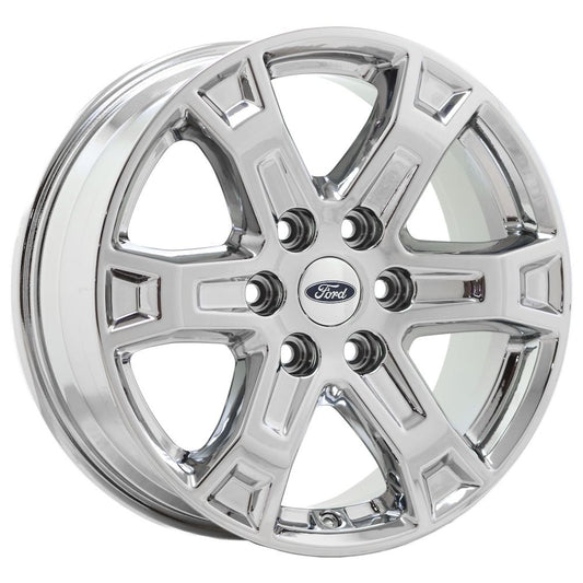 18" Ford F150 Truck Bright Chrome wheel rim Factory OEM single 10343 EXCHANGE