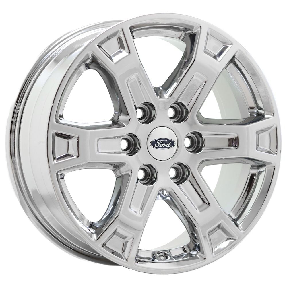 18" Ford F150 Truck Bright Chrome wheels rims Factory OEM set 4 10343